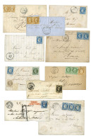 FRANCE : Ensemble De 10 Plis Période 1849/1876 - Other & Unclassified