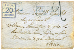 FRANCE : Alsace Lorraine N°6 Obl. Sur Lettre - Sonstige & Ohne Zuordnung