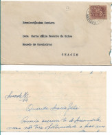 Portugal , 1954 , MACEDO DE CAVALEIROS Postmark , Full Letter - Marcofilie