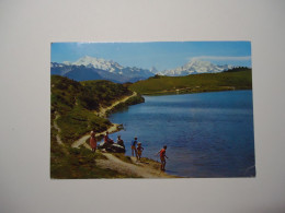 Der Bettmersee Auf Bettmeralp Dom , Matterhorn , Weisshorn  / Ecke Rechts Unten  (9514) - Bettmeralp