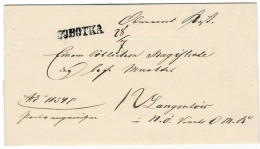1846, " SOBOTKA "  - Böhmen - , Sehr Früh! , # A 7823 - ...-1850 Préphilatélie