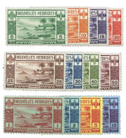 NOUVELLES HEBRIDES : N°100/111** - Andere & Zonder Classificatie