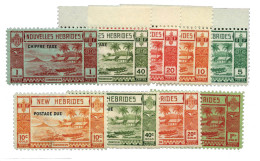 NOUVELLES HEBRIDES : Taxe N°11/15 Et 17/20** - Postage Due