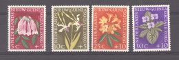 Pays Bas  -  Nouvelle Guinée  :  Yv  52-55  *   Fleur - Flower - Nouvelle Guinée Néerlandaise