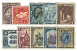 CHYPRE : N°106/115* - Zypern (...-1960)