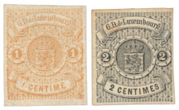 LUXEMBOURG : N°3*, 4* - 1859-1880 Stemmi