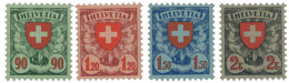 SUISSE : N°208/211* - Other & Unclassified