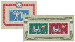 SUISSE : BF N°14/15** - Blocks & Sheetlets & Panes