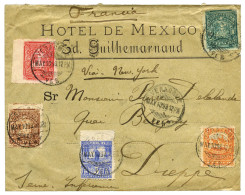 MEXICO : Lettre Cover Hotel De Mexico Veracruz 1899 To France - Mexico