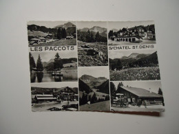 Les Paccots S/ Châtel St. Denis  / Mehrbildkarte 1968 (9518) - Châtel-Saint-Denis