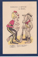 CPA Angleterre Boers Satirique Caricature Guerre War Non Circulé - Autres & Non Classés
