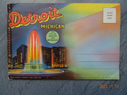DETROIT  THE CITY OF INDUSTRIE AND REFINEMENT  15,5   X  10,50  CM - Detroit