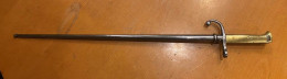 Baïonnette Très Rare Pour Le Fusil Mauser 1895 Uruguay. M1900 (183) - Armes Blanches