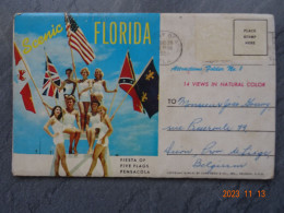 SCENIC FLORIDA  OUD BOEKJE  AFGESTEMPELD IN 1958  15,5   X  10,00  CM - Pensacola