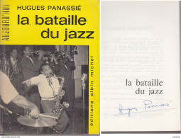 C1  Hugues PANASSIE La BATAILLE DU JAZZ 1965 Envoi DEDICACE Signed AUTOGRAPHE Port Inclus France - Autographes