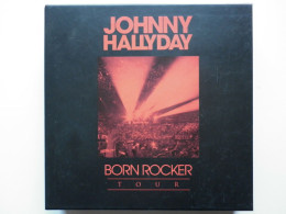 Johnny Hallyday Coffret Collector Edition Deluxe 3 Cd 3 Dvd Born Rocker Tour - Other - French Music