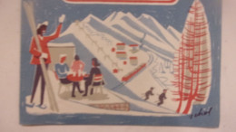 SUISSE Switzerland  MAP VALAIS WITH HUTS OF THE ALPIN CLUB ILLUSTREE PAR SCHOL - Dépliants Turistici