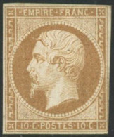 * N°13A 10c Bistre, Type I - TB - 1853-1860 Napoleon III