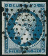 Obl. N°15 25c Bleu - TB - 1853-1860 Napoleone III