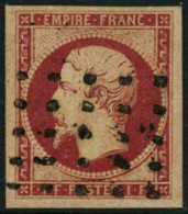 Obl. N°18 1F Carmin - TB - 1853-1860 Napoleon III