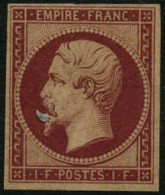 ** N°18d 1F Carmin, Réimp - TB - 1853-1860 Napoléon III.