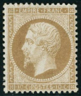 ** N°21 10c Bistre - TB - 1862 Napoléon III.