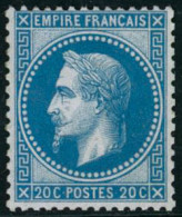 ** N°29A 20c Bleu, Type I - TB - 1863-1870 Napoléon III Con Laureles