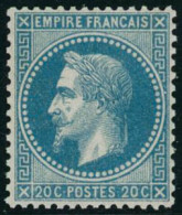 ** N°29B 20c Bleu, Type II Pièce De Luxe - TB - 1863-1870 Napoleone III Con Gli Allori