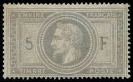 * N°33 5F Empire Quasi SC, Signé Calves - TB - 1863-1870 Napoléon III. Laure