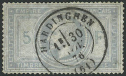Obl. N°33 5F Empire, Obl CàD - TB - 1863-1870 Napoleon III With Laurels