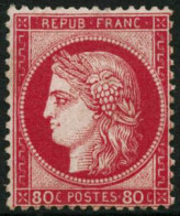 ** N°57 80c Rose, Signé Brun - TB - 1871-1875 Ceres