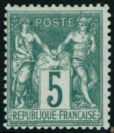 ** N°64 5c Vert - TB - 1876-1878 Sage (Tipo I)