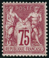 ** N°71 75c Carmin, Pièce De Luxe - TB - 1876-1878 Sage (Tipo I)