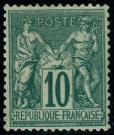 ** N°76 10c Vert, Pièce De Luxe - TB - 1876-1898 Sage (Type II)