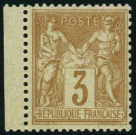 ** N°86 3c Bistre-jaune, Pièce De Luxe - TB - 1876-1898 Sage (Tipo II)