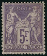 ** N°95 5F Violet S/lilas, Pièce De Luxe - TB - 1876-1898 Sage (Tipo II)