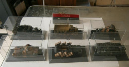 Maquettes Militaires Neuves  Lot De 7 En Présentoir Individuel 1/43 ème - Panzer