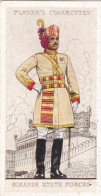 Military Uniforms British Empire 1938 - Players Cigarette Card - 29 Bikanir State Forces, India - Player's