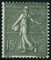 * N°130f 15c Vert-gris, Type VI RARE - TB - Other & Unclassified