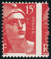 ** N°813 15F Rouge, Superbe Variété De Piquage - TB - Other & Unclassified