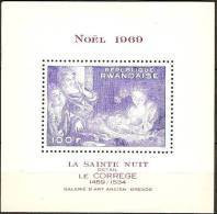 Ruanda Rwanda 1969 OCBn° Bloc 20 *** MNH Cote 4,50 € Noel Kerstmis Christmas - Unused Stamps