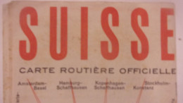 SUISSE Switzerland  LUZERN 1939 CARTE ROUTIERE OFFICIELLE RANDONNEES - Toeristische Brochures