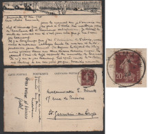 BRUMATH - BAS RHIN - 67 / 1920 CPA  DESSIN A L' ENCRE DE CHINE + CACHET PROVISOIRE  (ref CP957) - Brumath