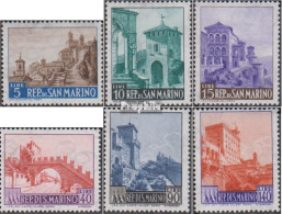 San Marino 856-861 (kompl.Ausg.) Postfrisch 1966 Landschaften - Neufs