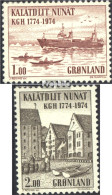 Dänemark - Grönland 88-89 (kompl.Ausg.) Postfrisch 1974 KGH - Ongebruikt