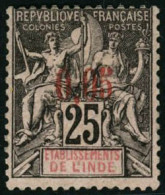 ** N°20 0,05 S/25c Noir - TB - Altri & Non Classificati