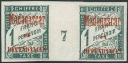 ** N°7 1F Vert, Paire Mill 7 - TB - Other & Unclassified