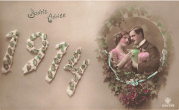 FÊTES ET VOEUX - Nouvel An - Bonne Année 1914 - Un Couple Dans Un Cadre - Carte Postale Ancienne - Nouvel An