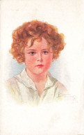 ENFANTS - Dessins D'enfants - Illustration - Portait D'une Petite Fille - Colorisé - Carte Postale Ancienne - Kindertekeningen