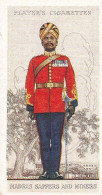 Military Uniforms British Empire 1938 - Players Cigarette Card - 17 Madras Sappers & Miners, Indian Army - Player's